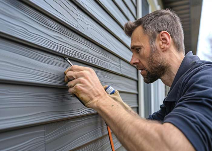man-working-building